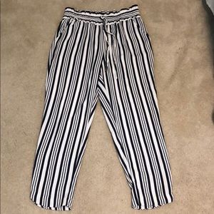 Zara pin striped work pant